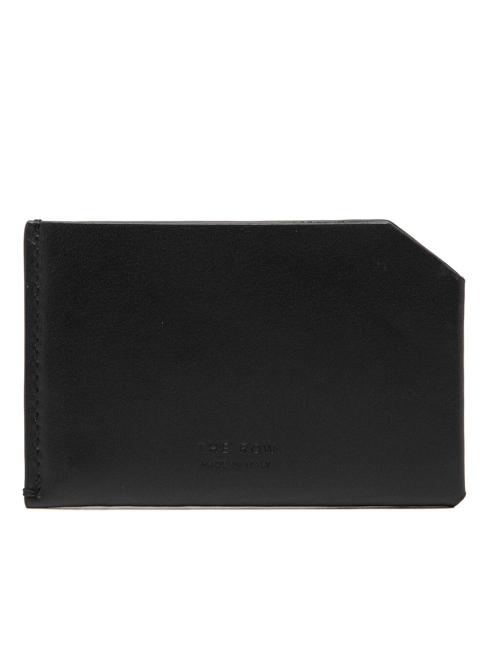 The Row Leather Card Holder Pre-Loved #357532T48B